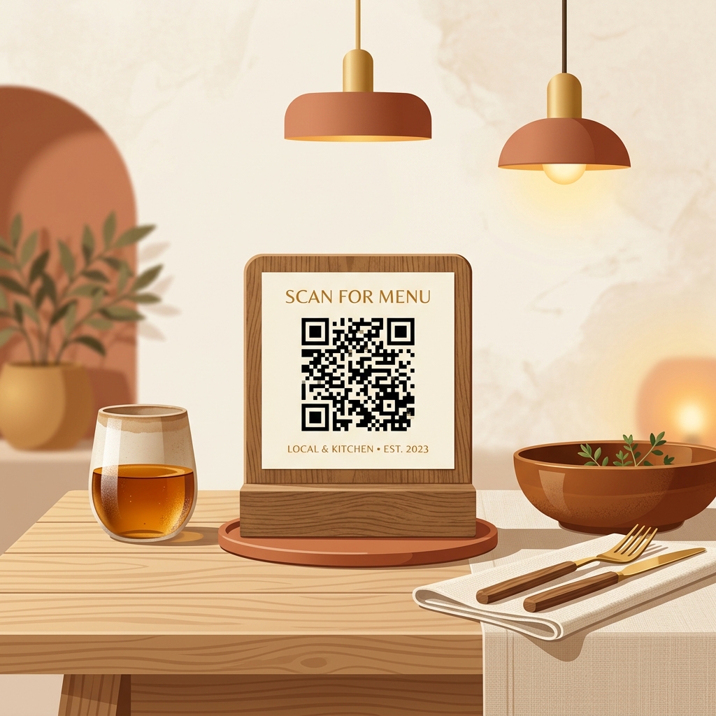 إنشاء حساب وتوليد كود الـ QR